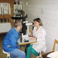 Кабинет офтальмогогии в Кронштадтском госпитале